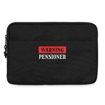 Retirement Senior Statement Retirement Leisure - Laptop bag 13" - black - Front