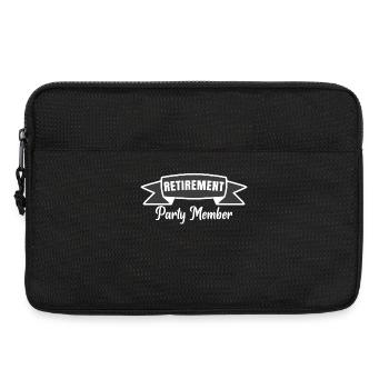 Ruhestand Statement Auszeit Abschied Senior Rente - Laptoptasche 13" - Schwarz - Vorne