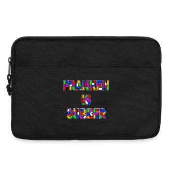 Franken is Subber - Franken ist Super - Dialekt - Laptoptasche 13" - Schwarz - Vorne
