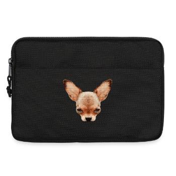 hündchen für baby, kurzhaar chihuahuakopf - Laptoptasche 13" - Schwarz - Vorne