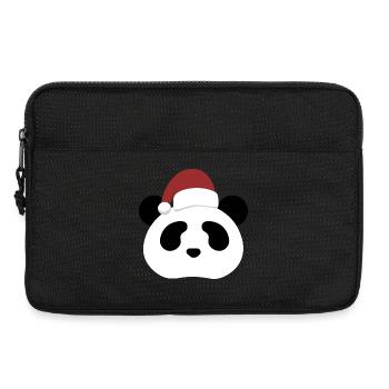 Panda Bear- Christmas Edition - Laptoptasche 13" - Schwarz - Vorne