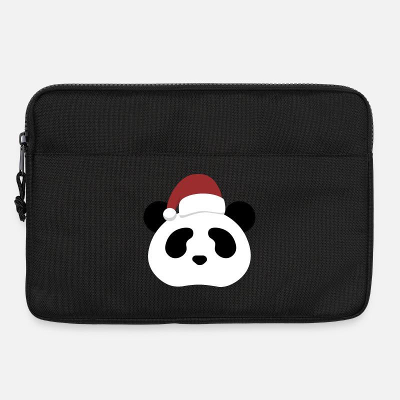 Panda Bear- Christmas Edition - Laptoptasche 13" - Schwarz