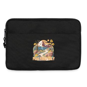 Hiking, Mountains - Laptop bag 13" - black - Front