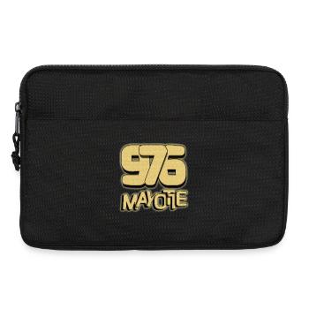 T SHIRT 976 MAYOTTE_MAORÉ - Sacoche pour ordinateur portable 13 pouces - noir - Devant