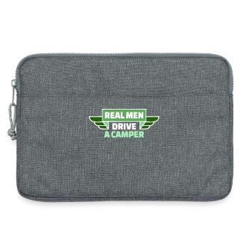 Camper Statement Camping Hiker Wanderlust - Laptop bag 13" - heather grey - Front