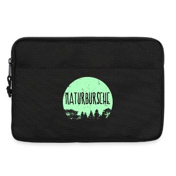 Natur Camping Chillen Wanderer Ferien Statement - Laptoptasche 13" - Schwarz - Vorne