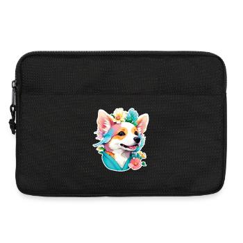 Corgi - Laptop bag 13" - black - Front
