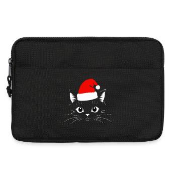 Cat Christmas - Laptop bag 13" - black - Front