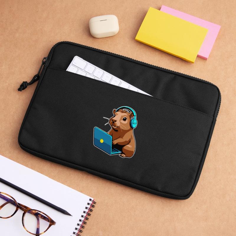 Capybara Programmierer Coder Computer Laptoptasche 13"