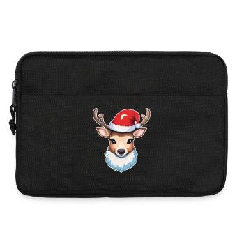 Rennes Cerf Noël - Sacoche pour ordinateur portable 13 pouces - noir - Devant