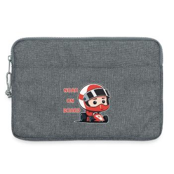 Noah on board - Laptop bag 13" - heather grey - Front