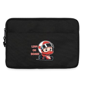 Liam on board - Laptoptasche 13" - Schwarz - Vorne