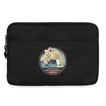 CERZA Lioness Patch: Majestic Nature - Laptop bag 13" - black - Front