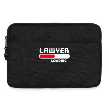 Karriere Statement Erfolg Jurist Beruf Arbeit - Laptoptasche 13" - Schwarz - Vorne