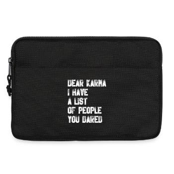 Dear Karma - Laptop bag 13" - black - Front