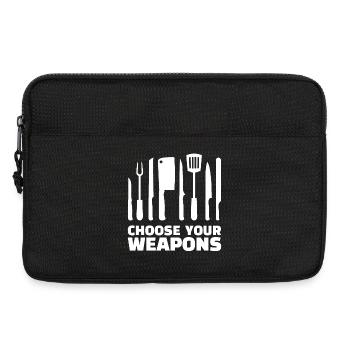 Chef Statement Career Workaholic Job Work - Laptop bag 13" - black - Front