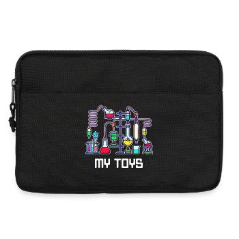 Workaholic Statement Job Scientist Career - Laptop bag 13" - black - Front