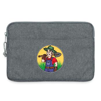 Bauer Job Arbeit Angestellter Karriere Artbeiter - Laptoptasche 13" - Grau meliert - Vorne