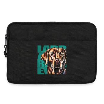 Labrador Retriever Portrait - Laptop bag 13" - black - Front