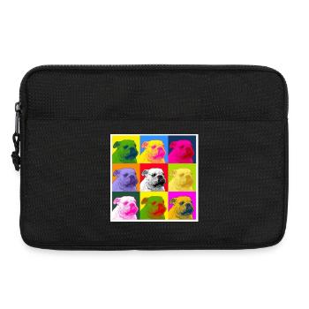 A bulldog - Laptop bag 13" - black - Front