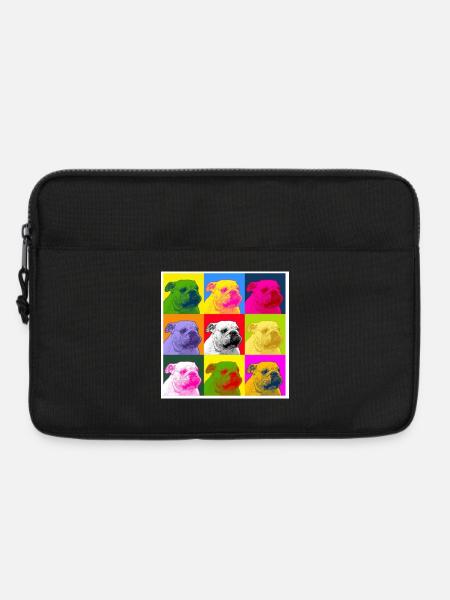 A bulldog - Laptop bag 13" - black