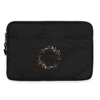 Glück ist eine Freundin wie dich zu haben Geschenk - Laptoptasche 13" - Schwarz - Vorne