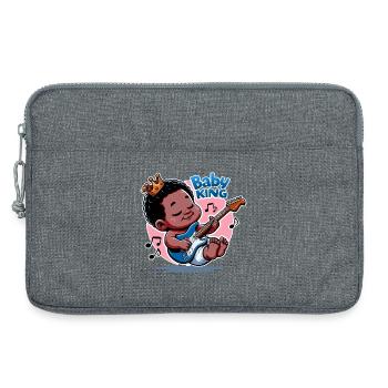 Baby King - Laptop bag 13" - heather grey - Front