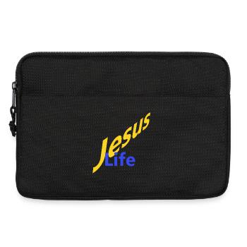 Jesus Life - Laptoptasche 13" - Schwarz - Vorne