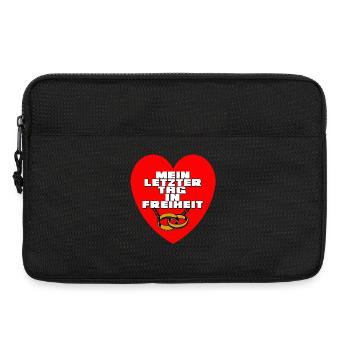 Junggesellenabschied , JGA Mein letzter Tag (25) - Laptoptasche 13" - Schwarz - Vorne