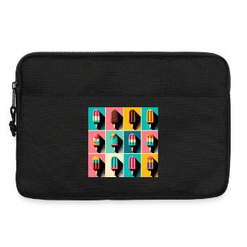 Glace sur le style Popsicle Pop Art III - Sacoche pour ordinateur portable 13 pouces - noir - Devant