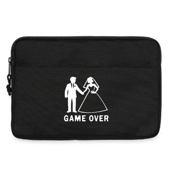 Jeu des jeunes mariés sur le mariage - Sacoche pour ordinateur portable 13 pouces - noir - Devant