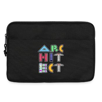 Career: Architect, Profession, Job, Work, Supervisor - Laptop bag 13" - black - Front