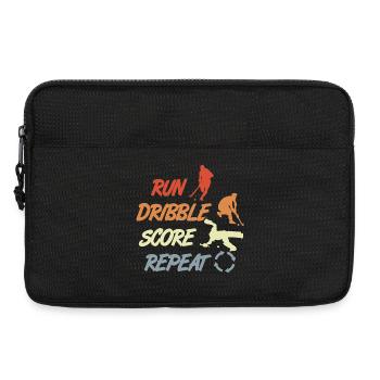 Motivierendes Feldhockey Zitat - Laptoptasche 13" - Schwarz - Vorne