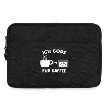 Workaholic Job Coder Karriere Erfolg Statement - Laptoptasche 13" - Schwarz - Vorne
