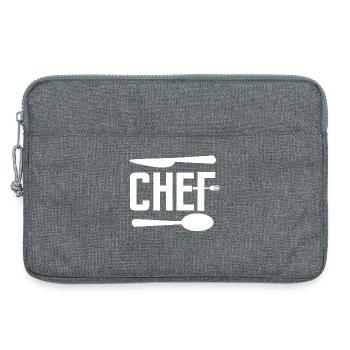 Karriere Chef Erfolg Arbeiter Vorgesetzter Job - Laptoptasche 13" - Grau meliert - Vorne