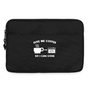 Coder Worker Statement Job Profession Career Success - Laptop bag 13" - black - Front