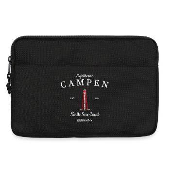 Lighthouse Camping North Sea Germany - Laptop bag 13" - black - Front