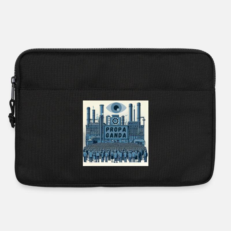 Propaganda - Laptoptasche 13" - Schwarz