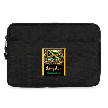Jamaika Kingston Reggae Design - Laptoptasche 13" - Schwarz - Vorne