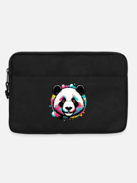 Panda - Laptoptasche 13" - Schwarz
