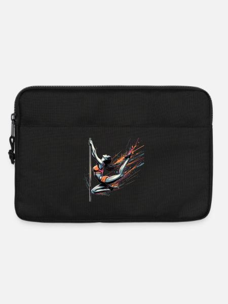 Pole Dance Dynamik Farben Geschenk - Laptoptasche 13" - Schwarz