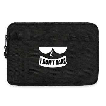 Peu importe, je me fiche de l’affirmation - Sacoche pour ordinateur portable 13 pouces - noir - Devant