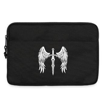 épée ailée - Sacoche pour ordinateur portable 13 pouces - noir - Devant