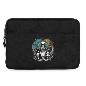 mutter muttertag best mom liebe kinder familie - Laptoptasche 13" - Schwarz - Vorne