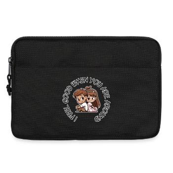Cuddle Duo Couple Love - Laptop bag 13" - black - Front