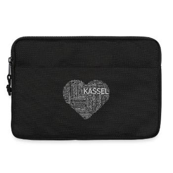 motiv_kassel_herz1 - Laptop bag 13" - black - Front