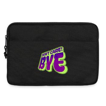 Cool saying: Doesn't matter, attitude, chill doesn't matter to me - Laptop bag 13" - black - Front
