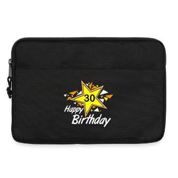 30.Birthday , Happy Birthday 30 (25) - Laptop bag 13" - black - Front
