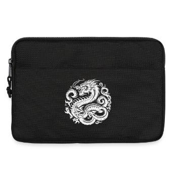 Tatouage de dragon chinois - Sacoche pour ordinateur portable 13 pouces - noir - Devant