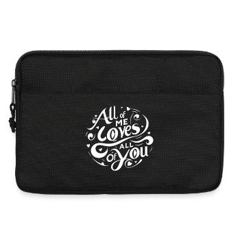 all of me loves all of you Love - Laptop bag 13" - black - Front